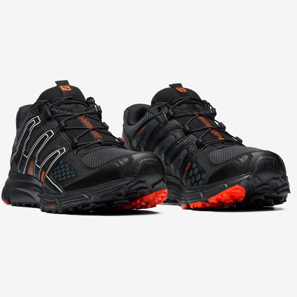 Salomon X-MISSION 3 Sportcipő Női Fekete/Piros Narancssárga | HU935428