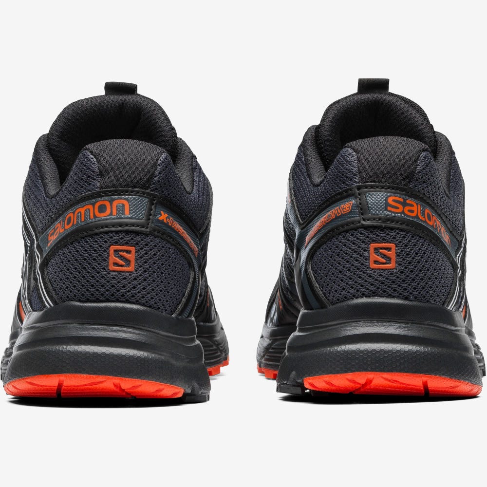 Salomon X-MISSION 3 Sportcipő Női Fekete/Piros Narancssárga | HU935428