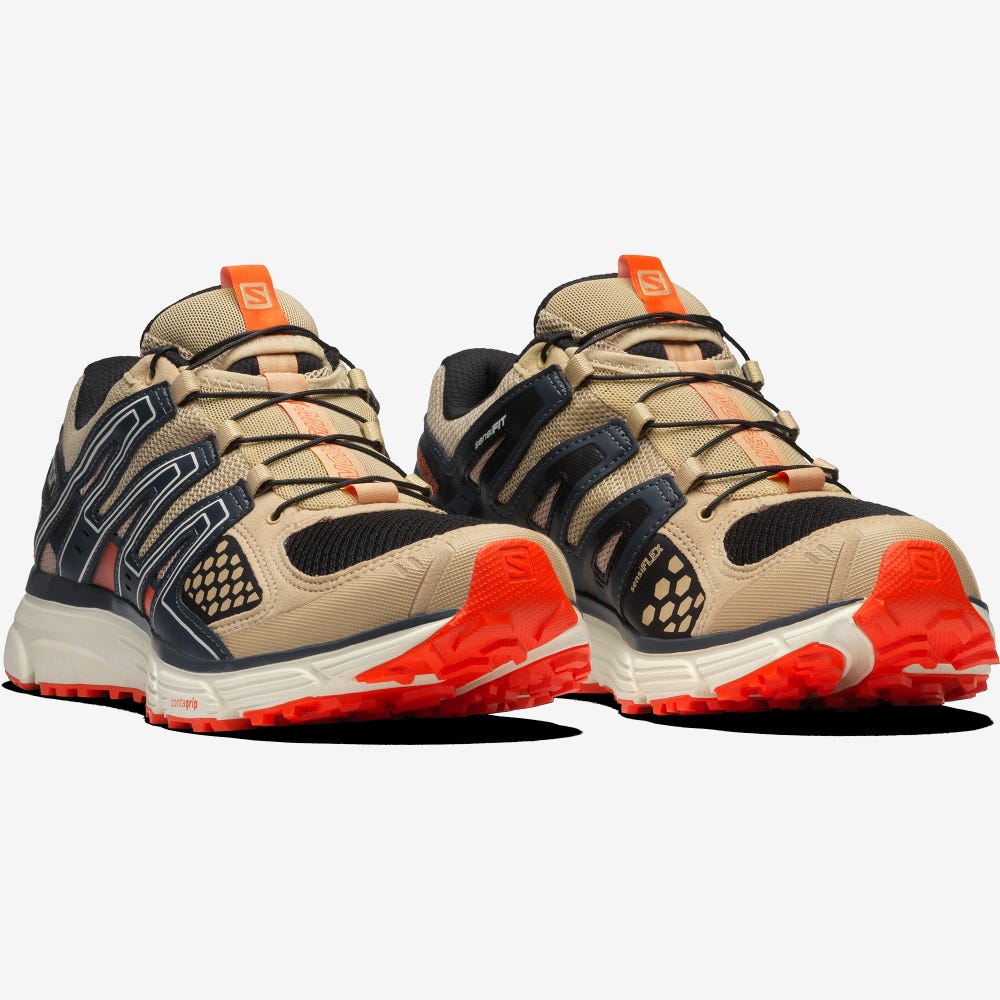 Salomon X-MISSION 3 Sportcipő Női Világos Barna/Piros Narancssárga | HU906273