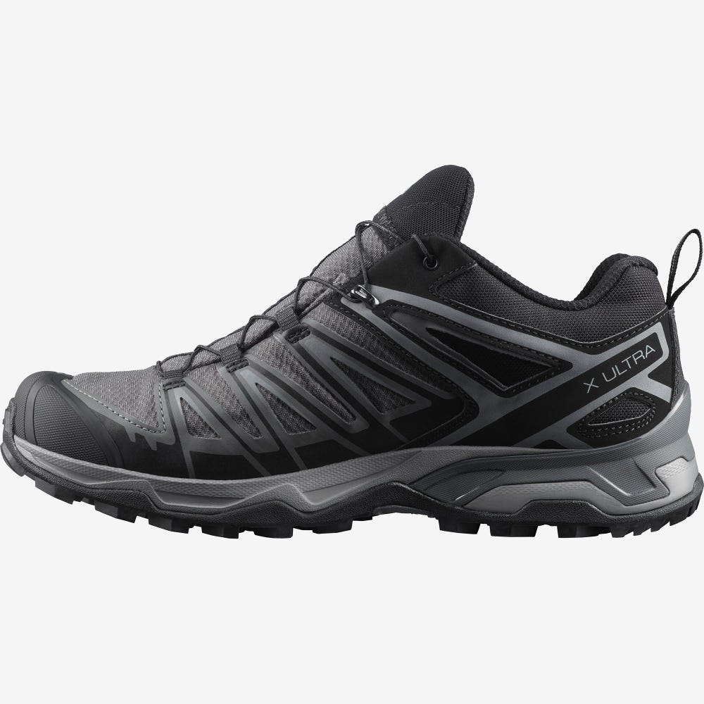 Salomon X ULTRA 3 GORE-TEX Túracipő Férfi Fekete | HU416527