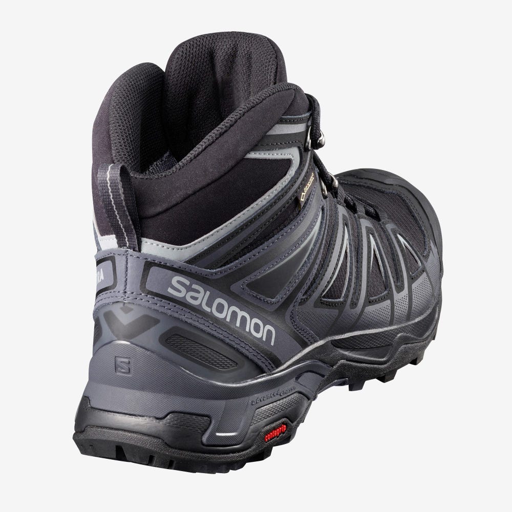 Salomon X ULTRA 3 MID GORE-TEX Túrabakancs Férfi Fekete | HU806124