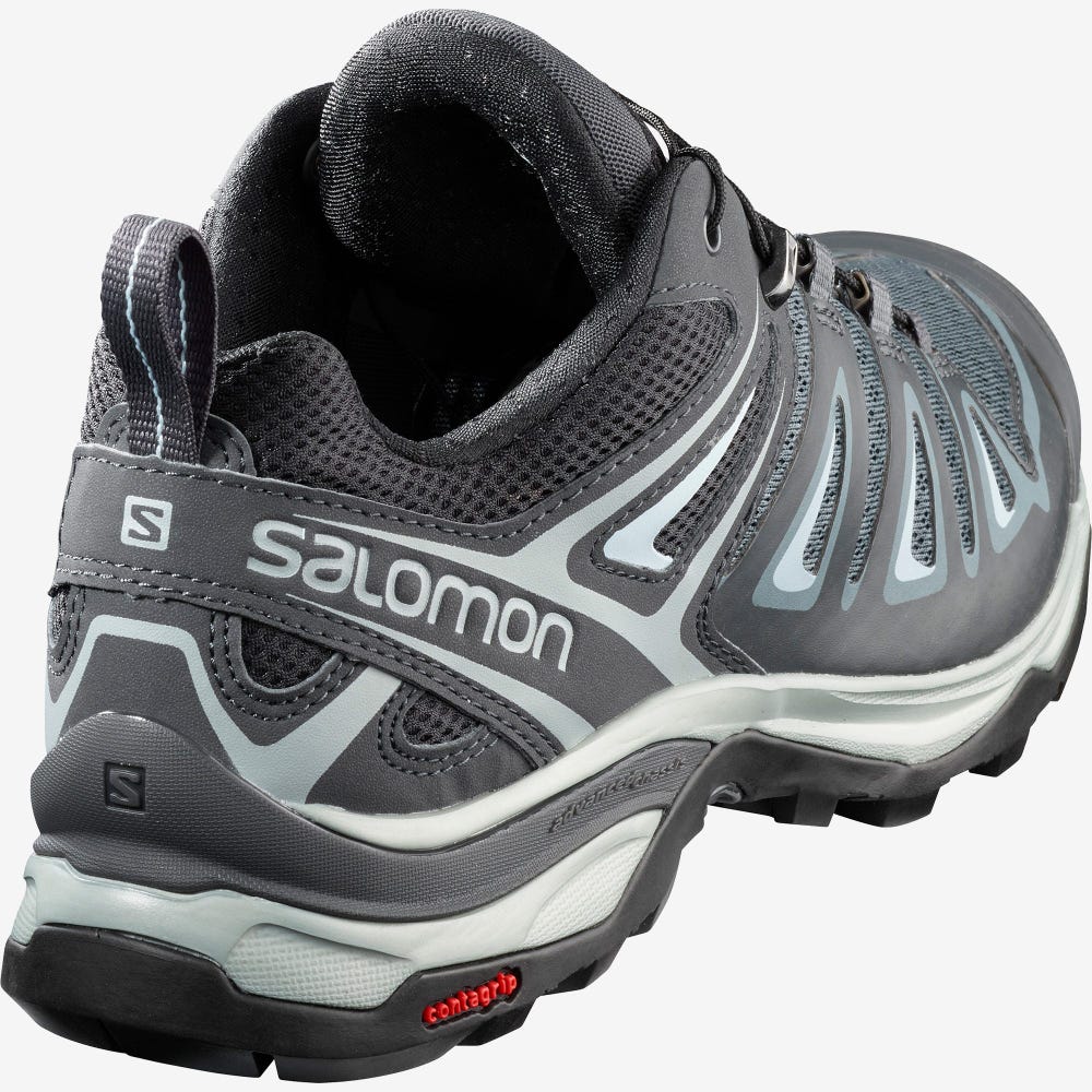 Salomon X ULTRA 3 Túracipő Női Szürke/Kék | HU542397