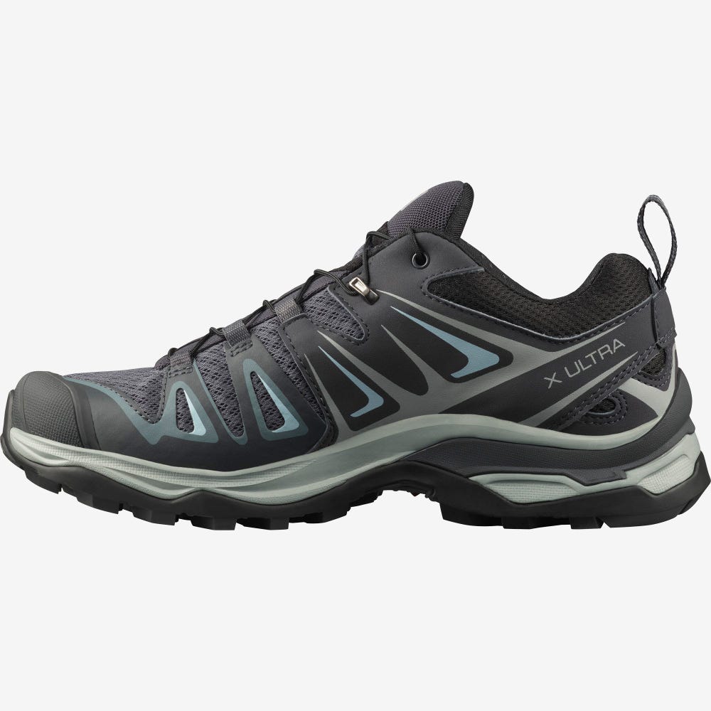 Salomon X ULTRA 3 Túracipő Női Szürke/Kék | HU542397