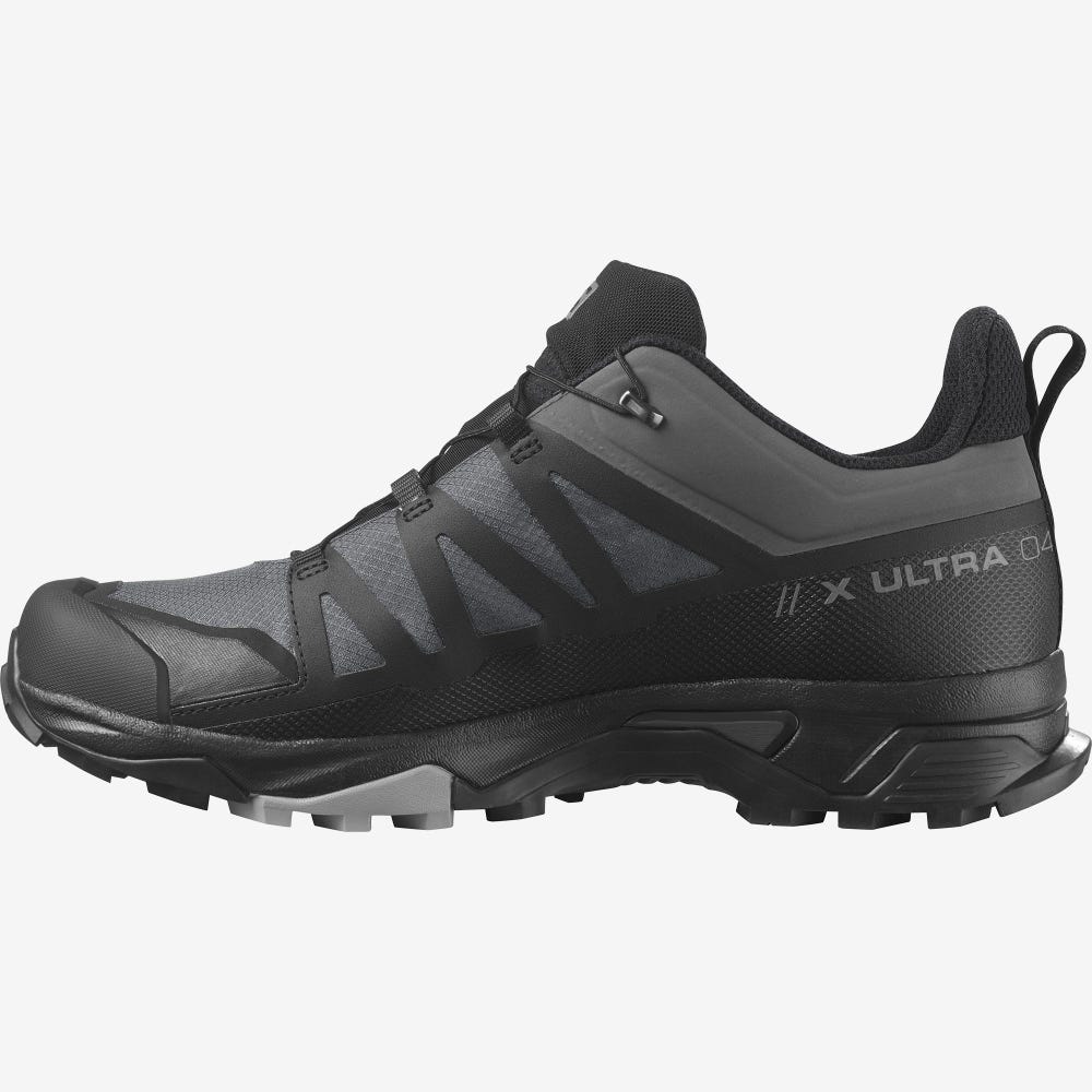 Salomon X ULTRA 4 GORE-TEX Túracipő Férfi Szürke/Fekete | HU274605