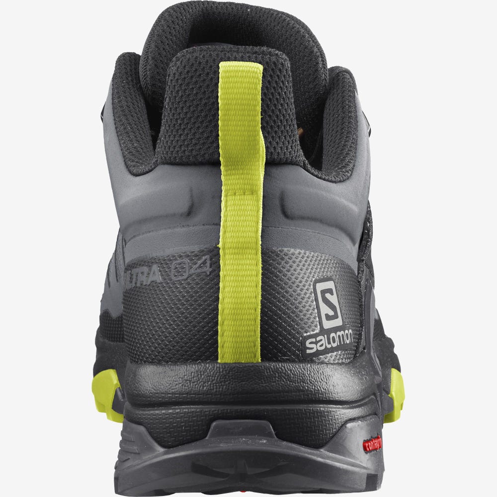 Salomon X ULTRA 4 GORE-TEX Túracipő Férfi Szürke/Fekete | HU460385