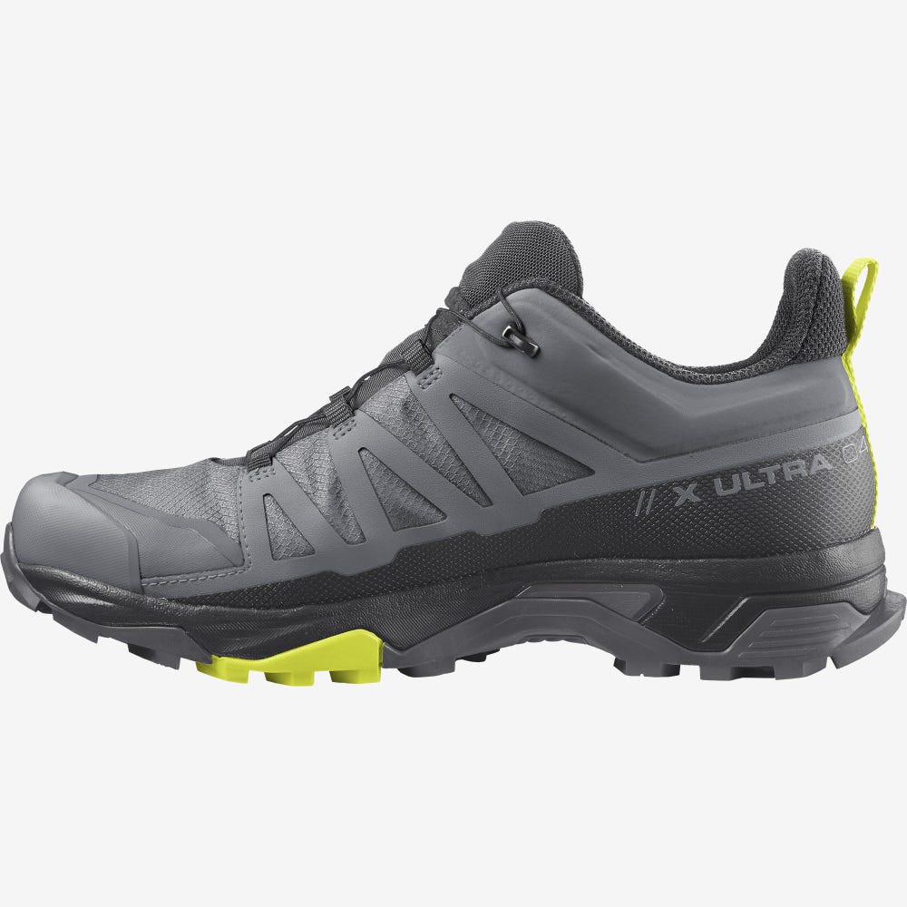 Salomon X ULTRA 4 GORE-TEX Túracipő Férfi Szürke/Fekete | HU460385