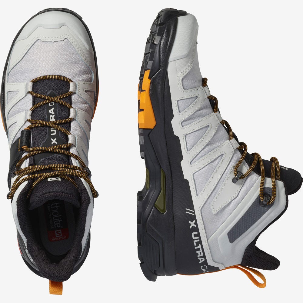 Salomon X ULTRA 4 MID GORE-TEX Túrabakancs Férfi Bézs/Fekete | HU048937