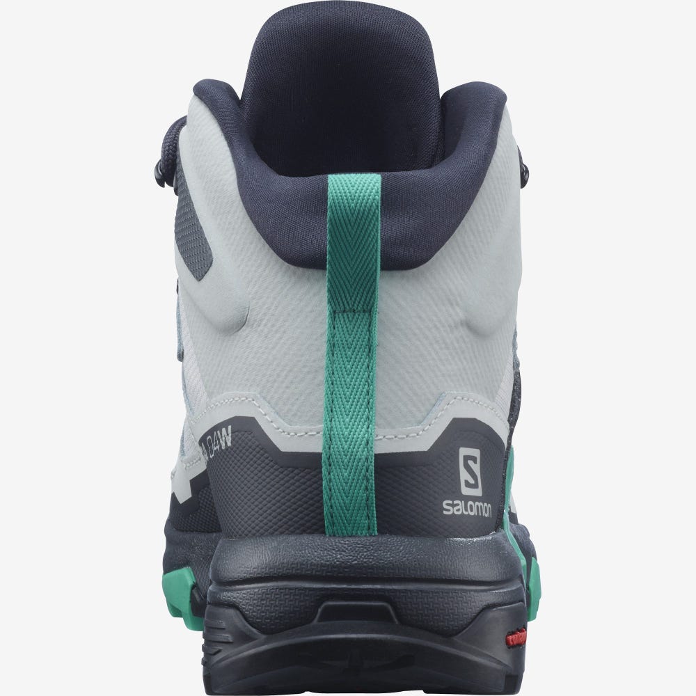 Salomon X ULTRA 4 MID GORE-TEX Túrabakancs Női Bézs/Szürke/Menta | HU059426