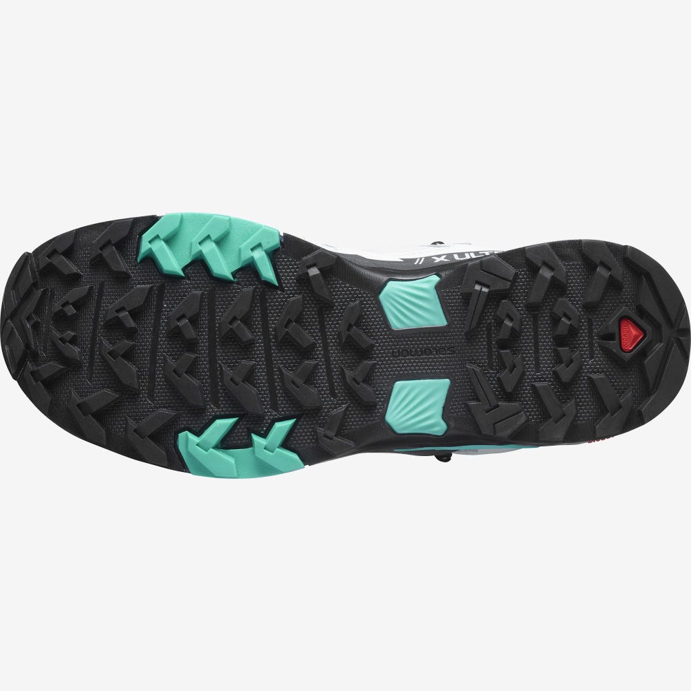 Salomon X ULTRA 4 MID GORE-TEX Túrabakancs Női Bézs/Szürke/Menta | HU059426