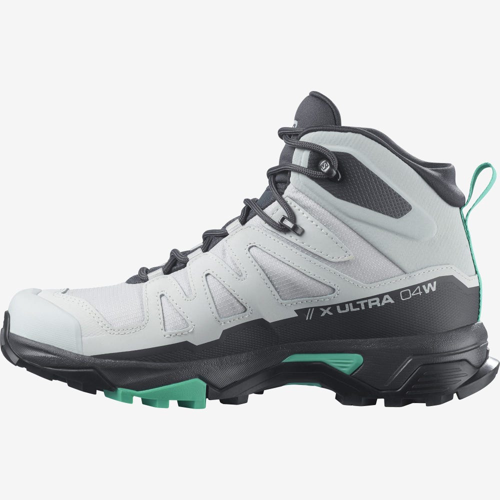 Salomon X ULTRA 4 MID GORE-TEX Túrabakancs Női Bézs/Szürke/Menta | HU059426