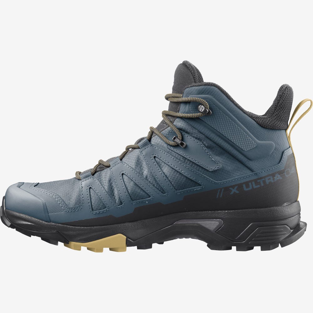 Salomon X ULTRA 4 MID GORE-TEX Túrabakancs Férfi Kék/Fekete | HU245016