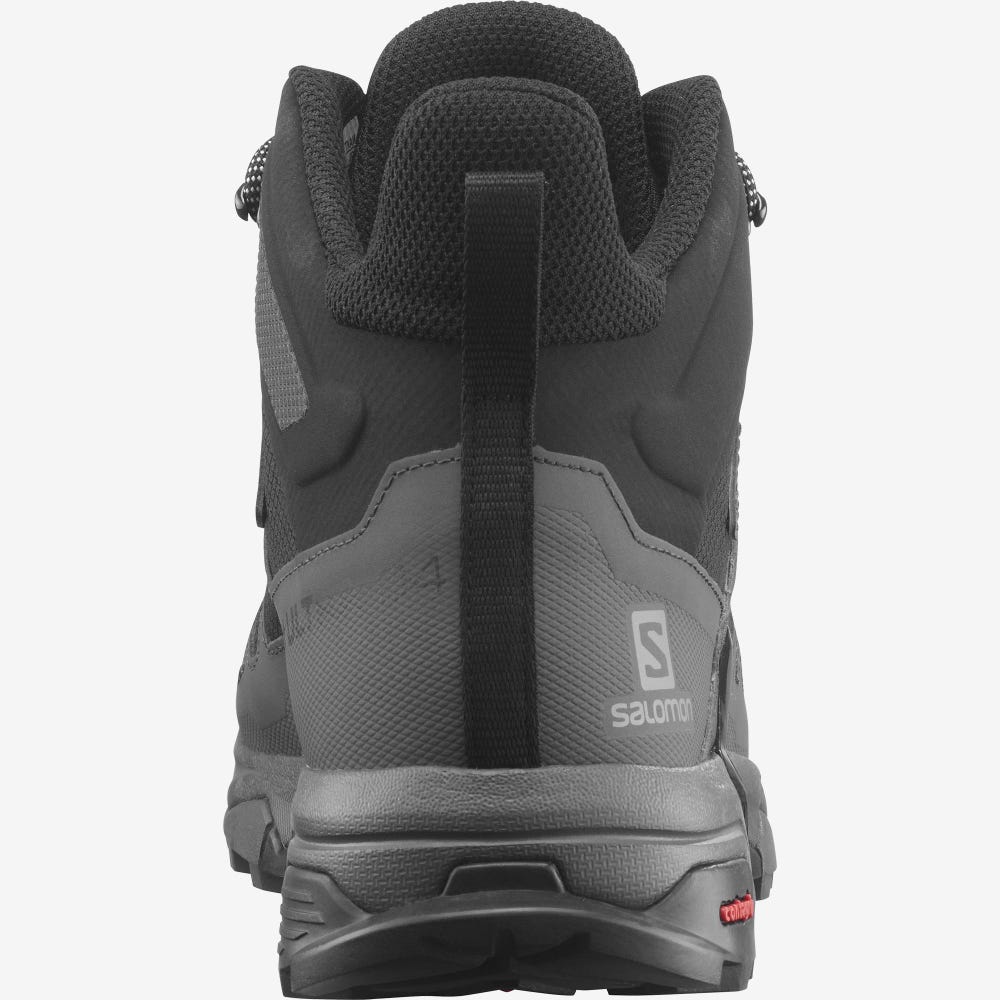 Salomon X ULTRA 4 MID GORE-TEX Túrabakancs Férfi Fekete/Kék | HU382495