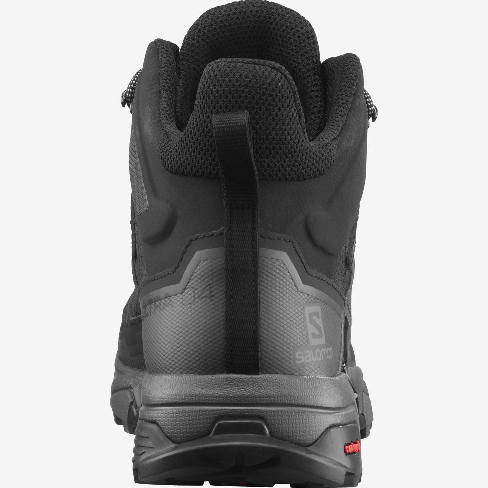 Salomon X ULTRA 4 MID GORE-TEX Túrabakancs Férfi Fekete/Kék | HU578401