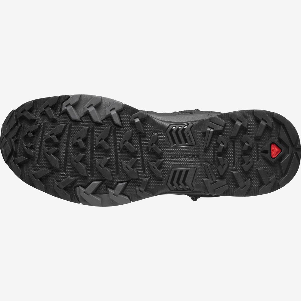 Salomon X ULTRA 4 MID GORE-TEX Túrabakancs Férfi Fekete/Kék | HU578401