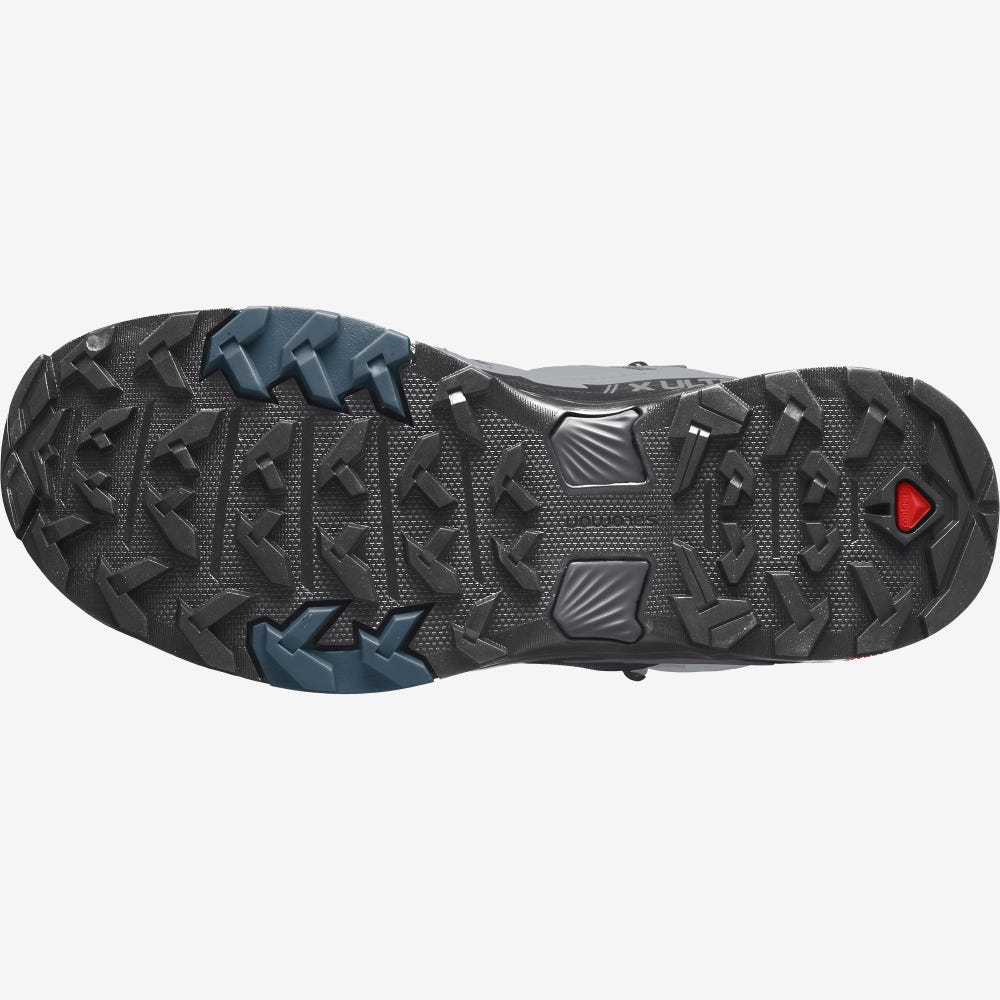 Salomon X ULTRA 4 MID GORE-TEX Túrabakancs Női Fekete/Kék | HU581203