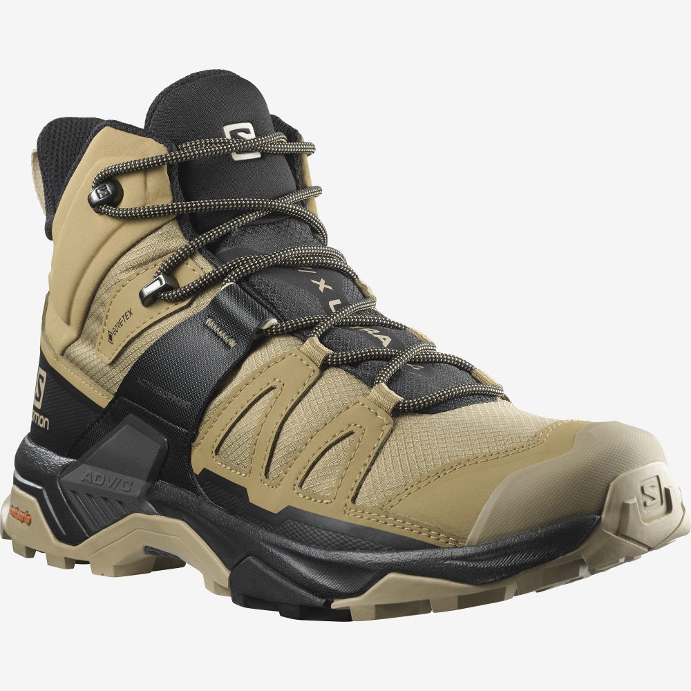 Salomon X ULTRA 4 MID GORE-TEX Túrabakancs Férfi Barna/Fekete | HU739082