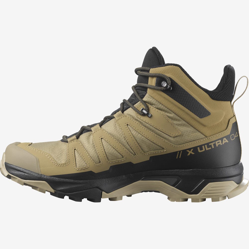 Salomon X ULTRA 4 MID GORE-TEX Túrabakancs Férfi Barna/Fekete | HU739082