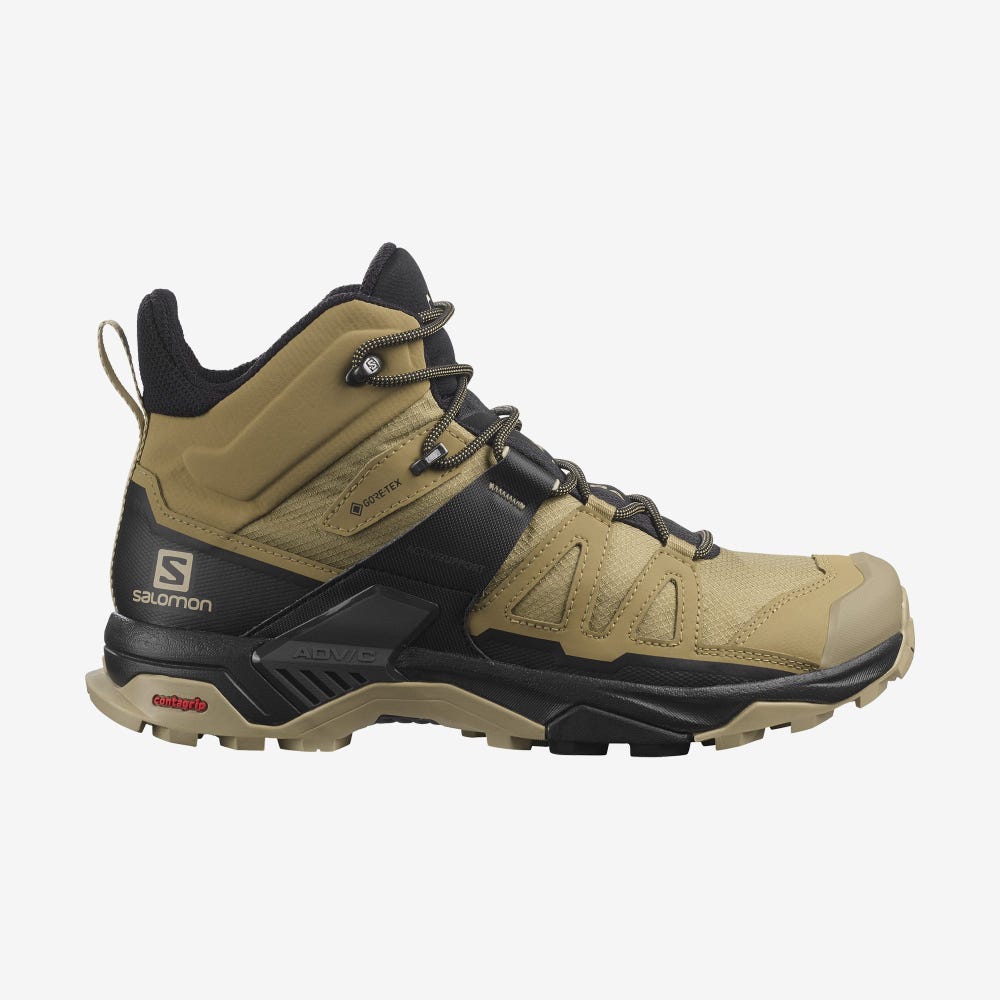 Salomon X ULTRA 4 MID GORE-TEX Túrabakancs Férfi Barna/Fekete | HU739082