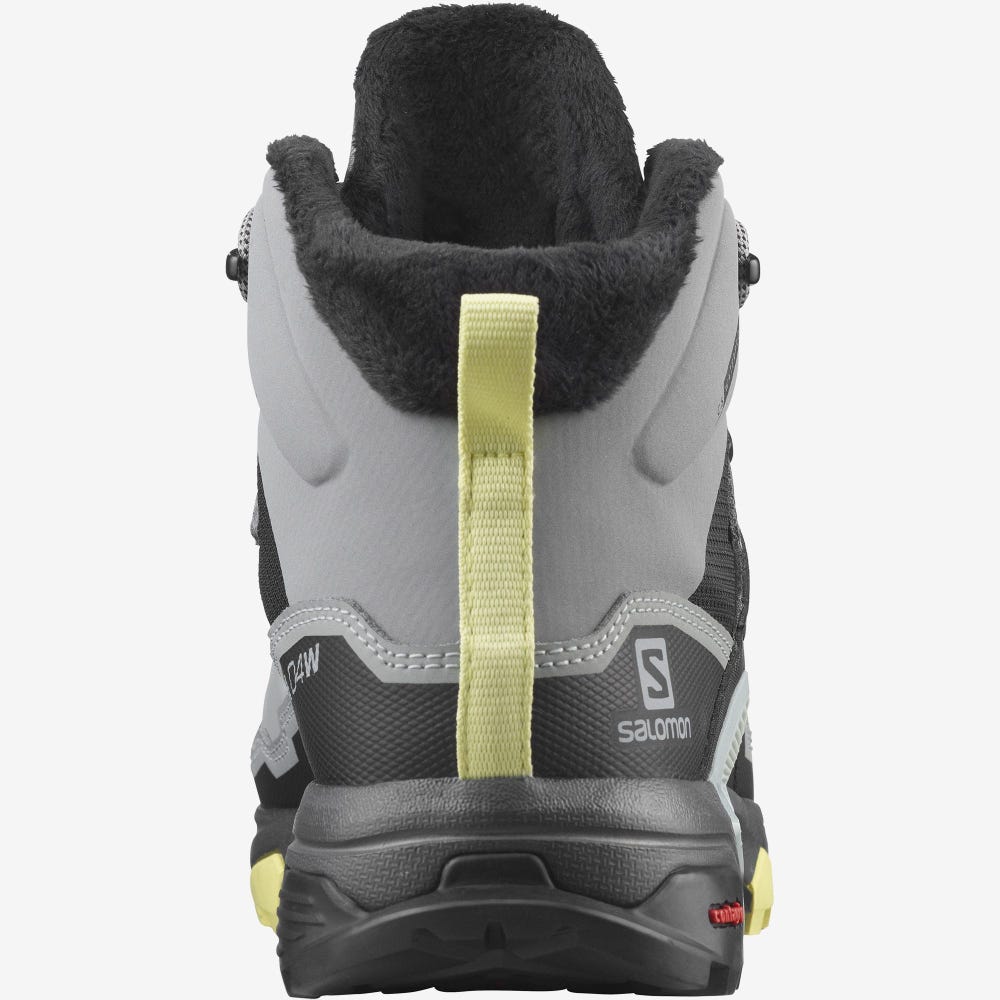 Salomon X ULTRA 4 MID WINTER THINSULATE™ CLIMASALOMON™ WATERPROOF Téli Bakancs Női Fekete | HU217089