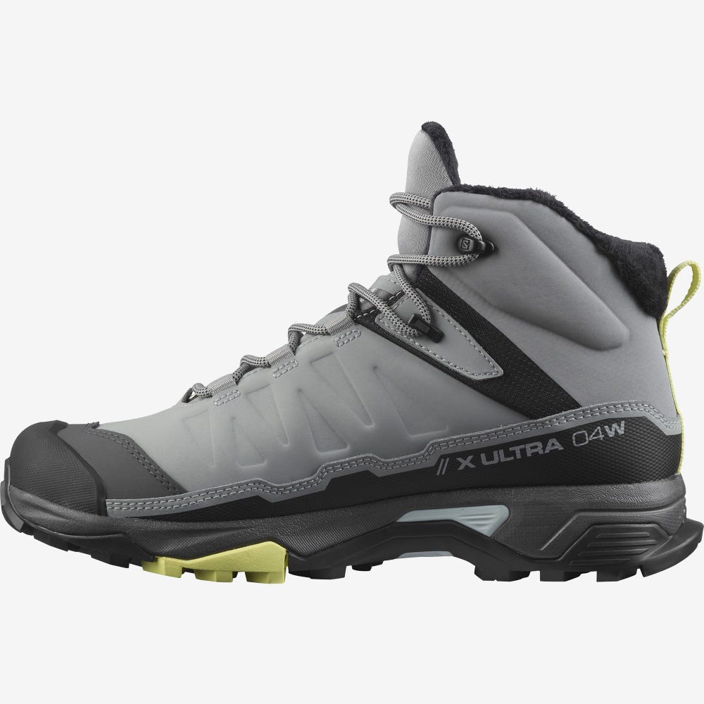 Salomon X ULTRA 4 MID WINTER THINSULATE™ CLIMASALOMON™ WATERPROOF Téli Bakancs Női Fekete | HU217089