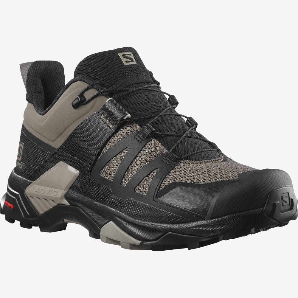 Salomon X ULTRA 4 Túracipő Férfi Fekete/Khaki | HU218709