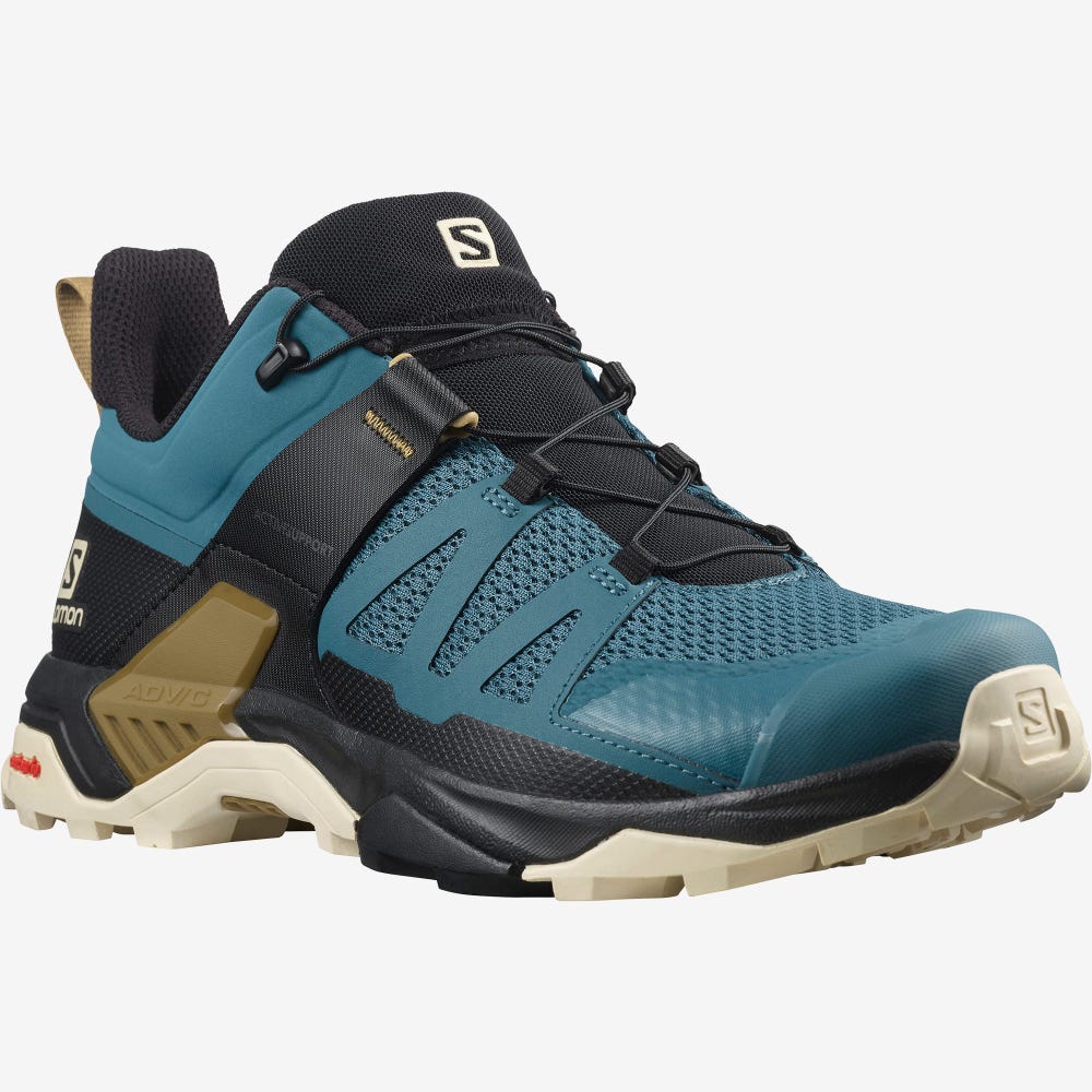 Salomon X ULTRA 4 Túracipő Férfi Kék/Barna | HU146853