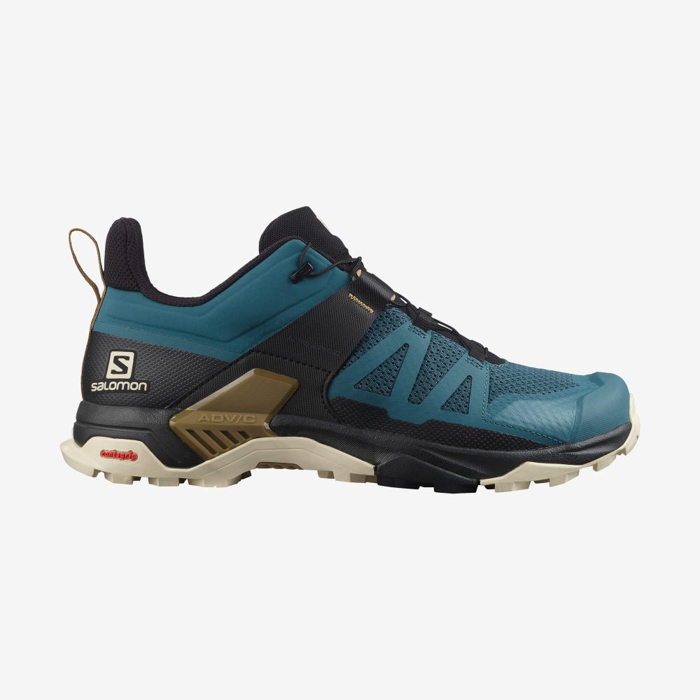 Salomon X ULTRA 4 Túracipő Férfi Kék/Barna | HU146853