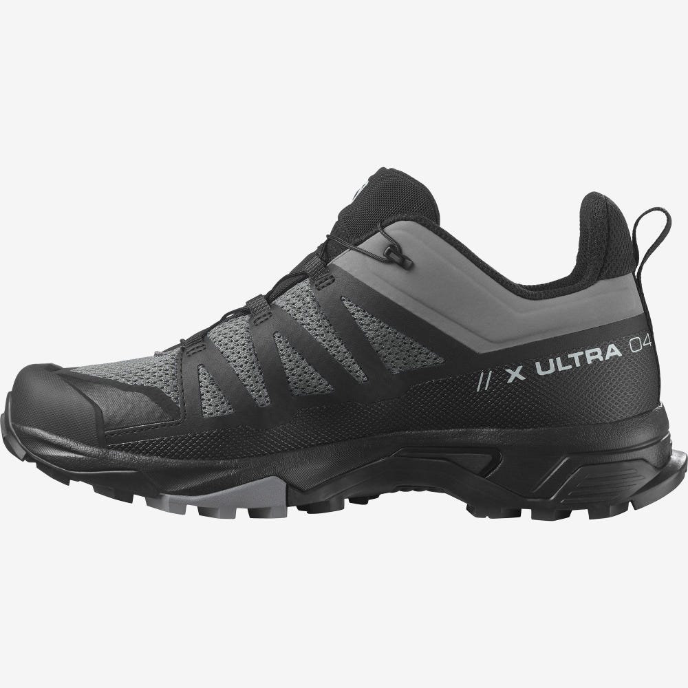 Salomon X ULTRA 4 Túracipő Férfi Szürke/Fekete | HU930516