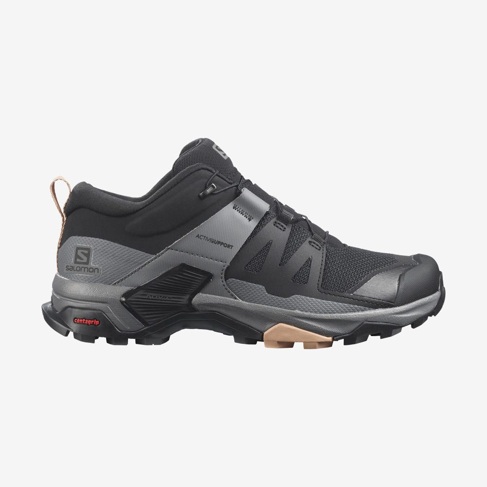 Salomon X ULTRA 4 Túracipő Női Fekete | HU706129