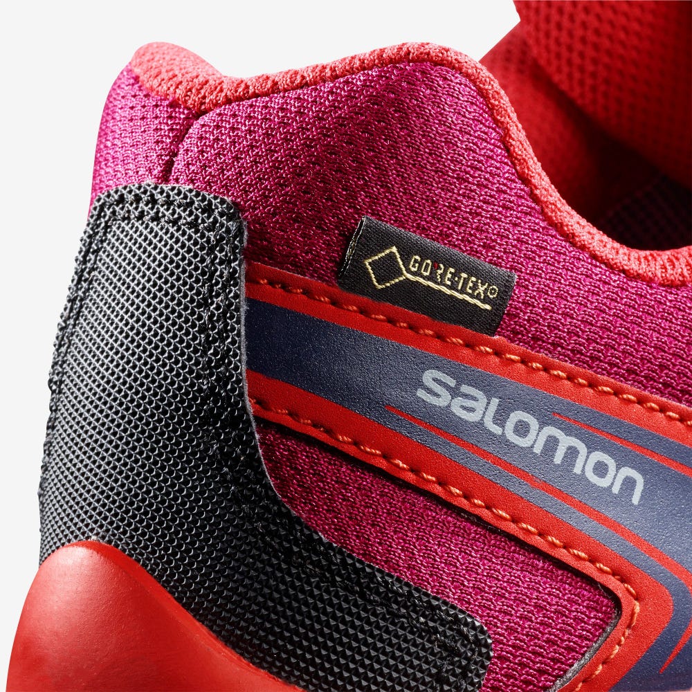 Salomon X-ULTRA MID GORE-TEX Túrabakancs Gyerek Piros/Világos | HU305961