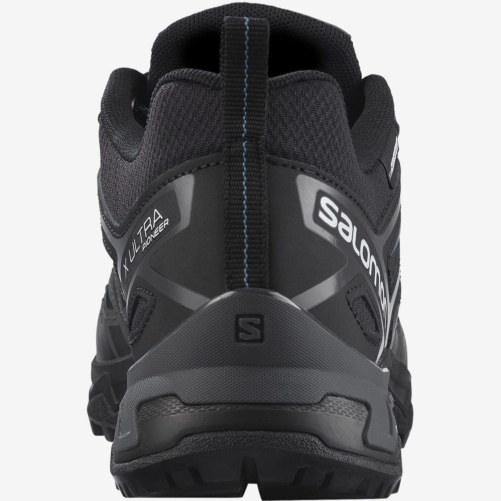 Salomon X ULTRA PIONEER CLIMASALOMON™ WATERPROOF Túracipő Férfi Fekete | HU459301