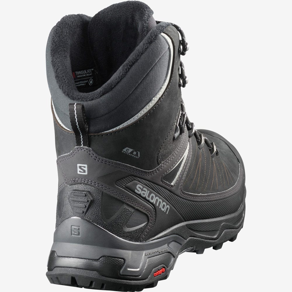 Salomon X ULTRA WINTER CLIMASALOMON™ WATERPROOF 2 Téli Bakancs Férfi Fekete | HU632458