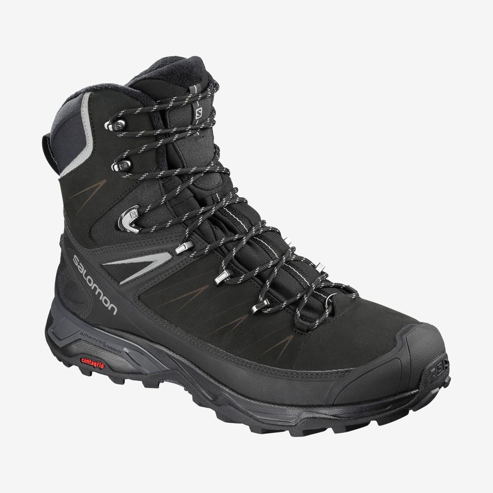 Salomon X ULTRA WINTER CLIMASALOMON™ WATERPROOF 2 Téli Bakancs Férfi Fekete | HU632458