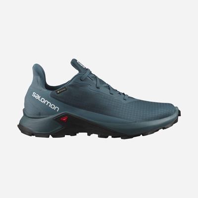 Salomon ALPHACROSS 3 GORE-TEX Terepfutó Cipő Férfi Kék | HU571634