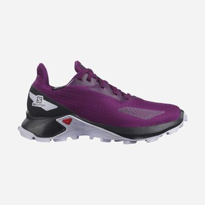 Salomon ALPHACROSS BLAST CLIMASALOMON™ WATERPROOF Terepfutó Cipő Gyerek Lila/Fekete/Lila | HU035746