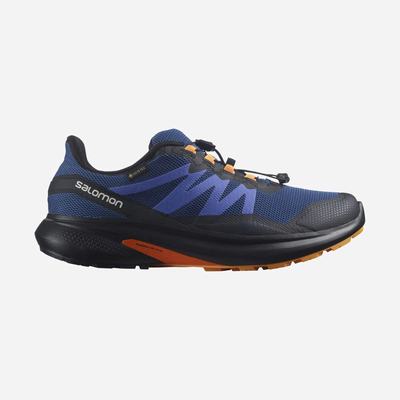 Salomon HYPULSE GORE-TEX Terepfutó Cipő Férfi Kék/Fekete/Narancssárga | HU935407