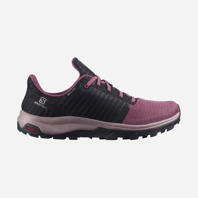 Salomon OUTBOUND PRISM GORE-TEX Túracipő Női Lila/Fekete | HU291068