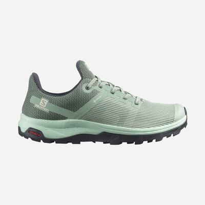 Salomon OUTLINE PRISM GORE-TEX Túracipő Női Fekete | HU647538