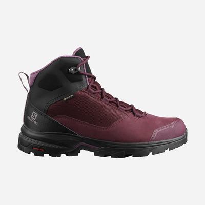 Salomon OUTWARD GORE-TEX Túrabakancs Női Bordó/Fekete | HU612875