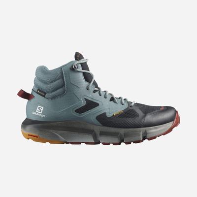 Salomon PREDICT HIKE MID GORE-TEX Túrabakancs Férfi Fekete/Narancssárga | HU172946