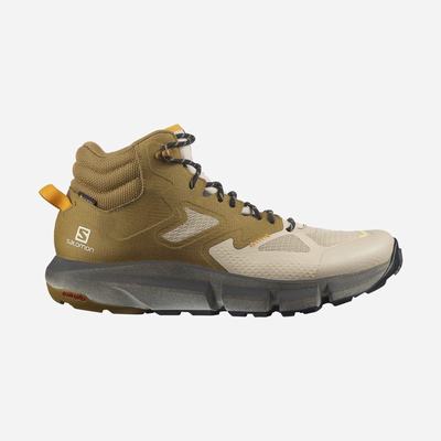 Salomon PREDICT HIKE MID GORE-TEX Túrabakancs Férfi Barna/Bézs | HU520476