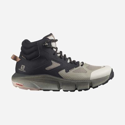 Salomon PREDICT HIKE MID GORE-TEX Túrabakancs Női Khaki/Fekete/Bézs | HU762045