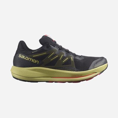 Salomon PULSAR TRAIL GORE-TEX Terepfutó Cipő Férfi Fekete/Zöld/Piros | HU328614