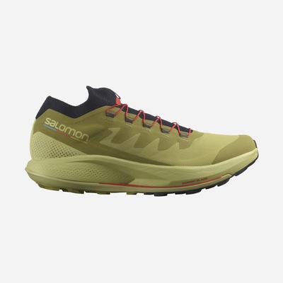 Salomon PULSAR TRAIL PRO Terepfutó Cipő Férfi Zöld/Fekete | HU576108