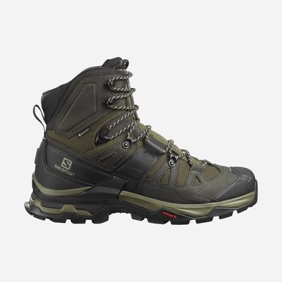 Salomon QUEST 4 GORE-TEX Túrabakancs Férfi Olivazöld | HU261547