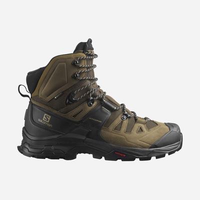 Salomon QUEST 4 GORE-TEX Túrabakancs Férfi Fekete | HU793804