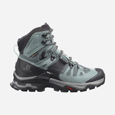 Salomon QUEST 4 GORE-TEX Túrabakancs Női Zöld/Kék | HU435192