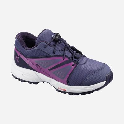 Salomon SENSE CLIMASALOMON™ WATERPROOF Futócipő Gyerek Kék/Lila | HU076413