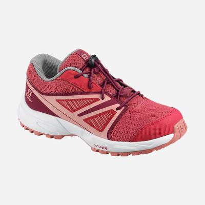 Salomon SENSE K Futócipő Gyerek Sötét Piros Rózsaszín/Piros/Korall | HU793502