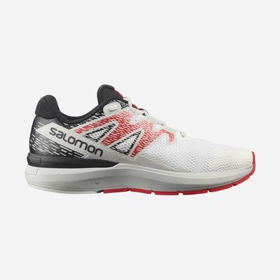 Salomon SONIC 5 CONFIDENCE Futócipő Férfi Fehér/Fekete/Piros | HU165387